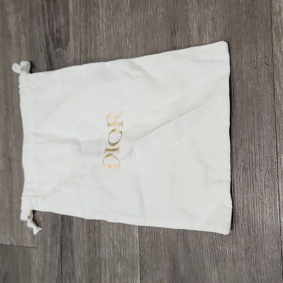 Dior Handbags - Dior dust bag white and gold